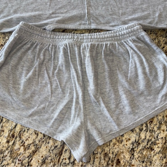 Aerie med. heather gray set size L - Picture 6 of 9